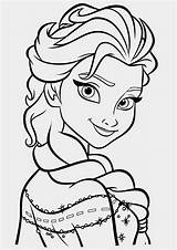 Elsa Coloring Frozen Pages Anna Und Ausmalbilder Easy sketch template