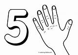 Coloring Pages Number Numbers Kids Printable Digits Clipartmag sketch template