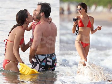 pictures of alessandra ambrosio with jamie and anja mazur in hawaii