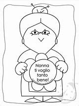 Colorare Nonni Disegni Bambini Lavoretti Nonna Creativi Lacocinadenova Lavoretticreativi sketch template