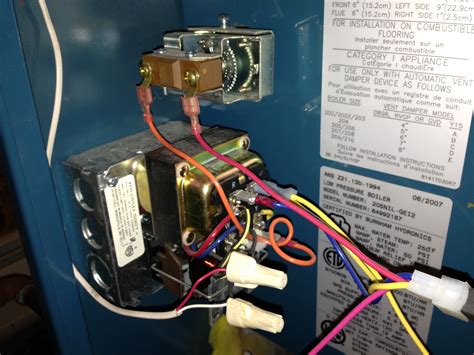 honeywell thermostat model tf  controls  heat gas boiler