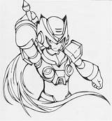 Coloring Megaman Pages Zero Comments Coloringhome Library Clipart Popular sketch template