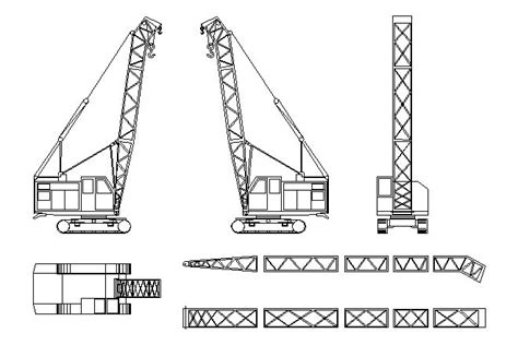 pics  crawler crane diagram