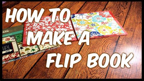 flip book step  step tutorial youtube