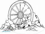 Wagon Wheel Coloring Pages Template sketch template