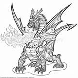 Breathing Dragons Getcoloringpages sketch template