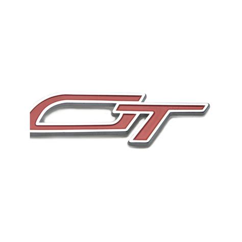 gt badge chrome  red