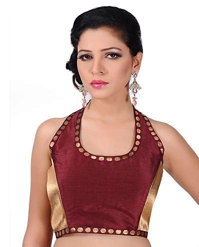 traditional saree blouse designs  indian women   trendy
