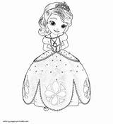 Sofia Coloring Princess Pages First Disney Print Drawing Printable Look Other Getdrawings sketch template