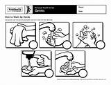 Hands Wash Washing Hand Worksheet Worksheets Kids Coloring Printable Hygiene Sheets Colouring Pages Preschool Clipart Personal Sequencing Handwashing Steps Activity sketch template
