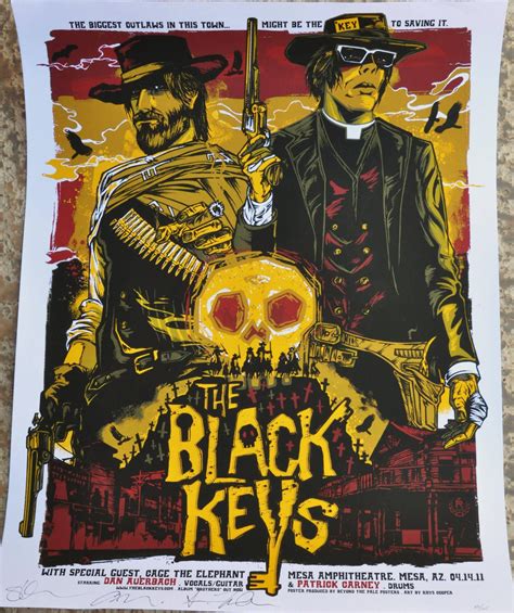 Easily One Of The Coolest Concert Posters I Ve Seen The Black Keys
