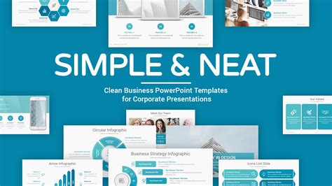 simple  clean powerpoint templates