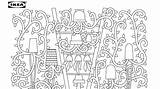 Ikea Coloring Pages Assembly Break Perfect sketch template