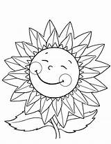 Girasol Girassol Pintar Sunflowers Getcolorings Dibujosonline Colorironline sketch template