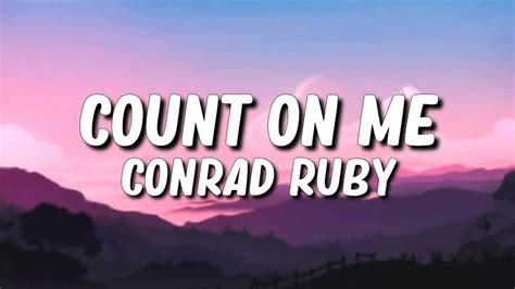 conrad ruby count   lyrics video youtube
