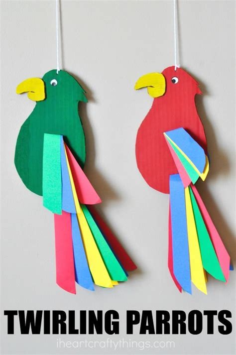 resultado de imagem  bird crafts kids safari crafts parrot craft