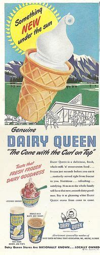 images  dairy queens advertisements vintage  pinterest dairy queen dairy