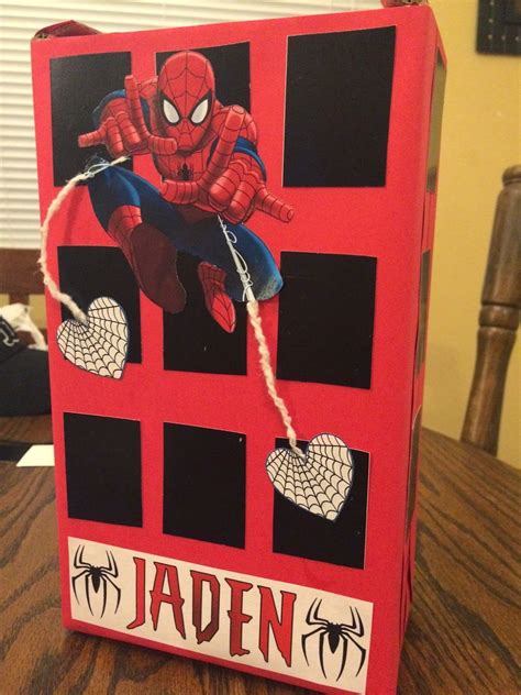creating fun spiderman valentines day box   valentine day