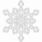 Snowflake Snowflakes Winter Nieve Mandalas Copos Paste Dozen Stampare Natalizi Motivi Donteatthepaste Cennet sketch template