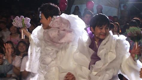 south korea s first public same sex wedding kind of