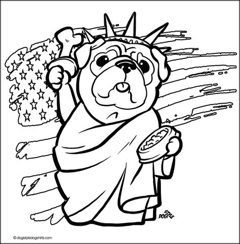 printable pug coloring page coloring home