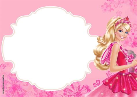 Free Printable Barbie Invitation Templates Free