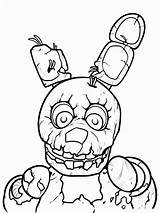 Fnaf Coloring Mangle Pages Getcolorings Color Printable sketch template