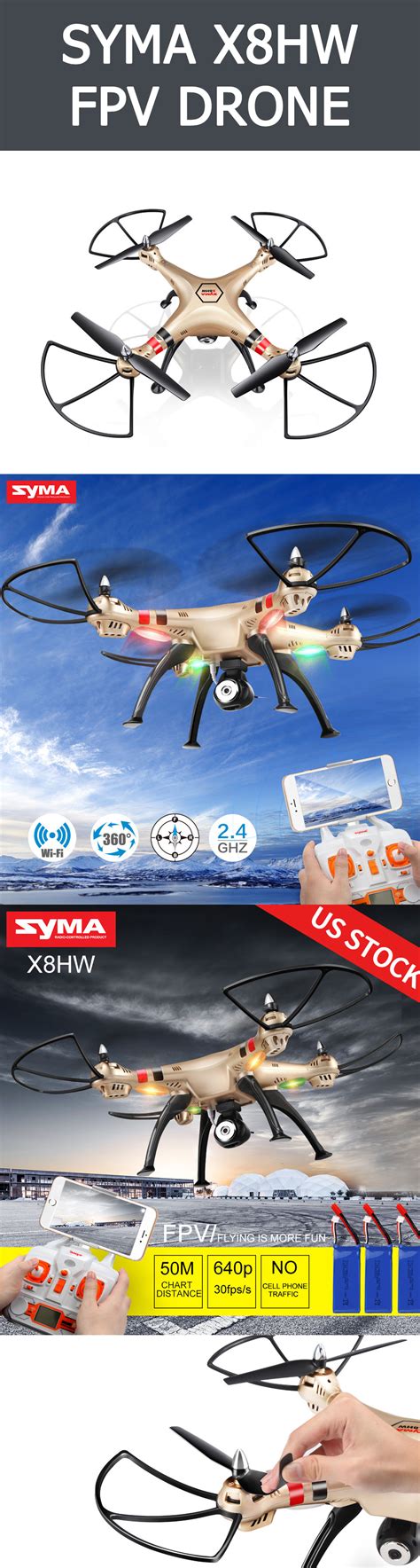 syma xhw explorers rc quadcopter drone syma drone  camera drone camera drones