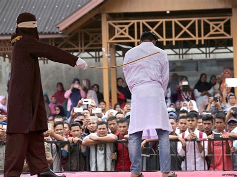 men accused of gay sex could be first caned in indonesia