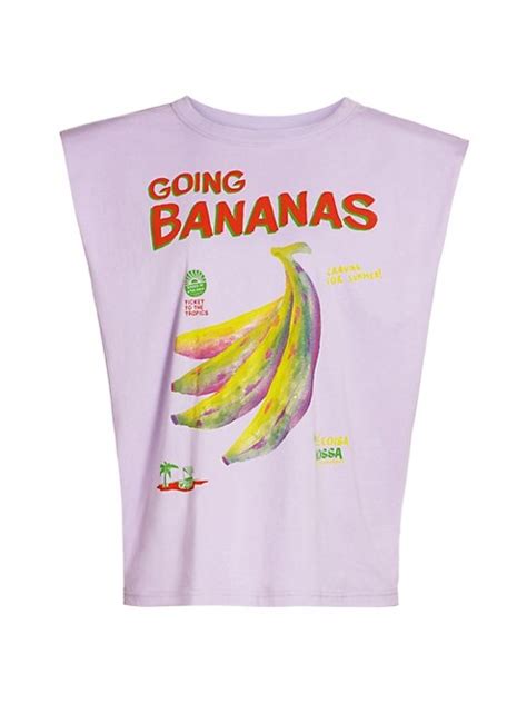 farm rio going bananas graphic sleeveless t shirt saksfifthavenue
