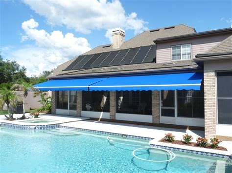 motorized retractable awnings  horizons  retractable