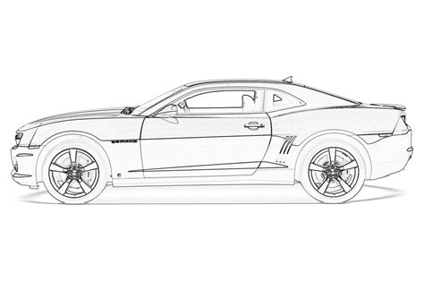 camaro coloring pages coloring home