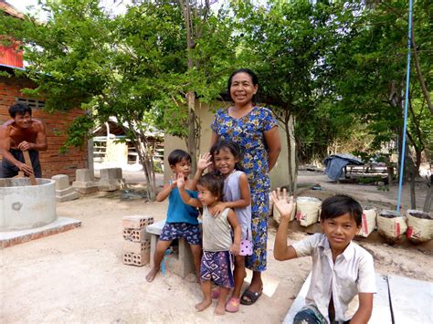 kambodscha familie im gegenteil