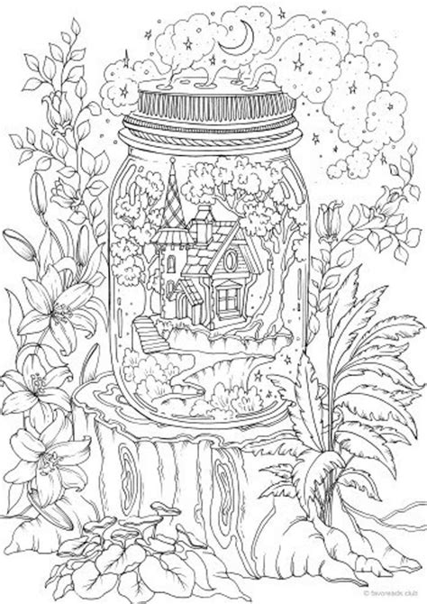 coloring pages  adults etsy
