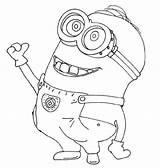 Coloring Pages Minion Disney Dave Pixar Despicable Drawing Colouring Coco Minions Unicorn Sheet Kids Printable Launcher Rocket Print Sheets Para sketch template