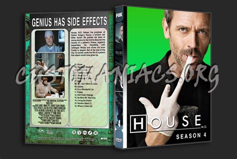 House M D Complete With Spine Dvd Cover Dvd Covers And Labels By