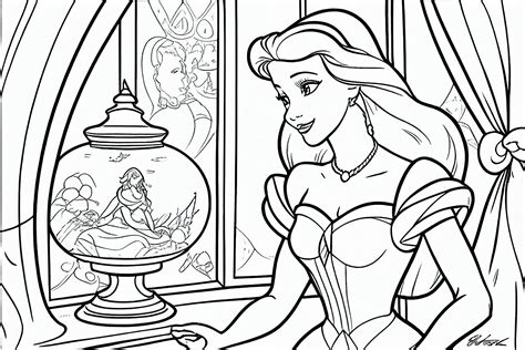 coloring pages printables disney princesses