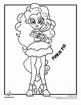 Coloring Equestria Girls Pages Pony Little Twilight Sparkle Pie Pinkie Color sketch template