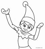 Elf Coloring Pages Printable Kids Cool2bkids sketch template