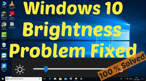 Windows 10 Brightness Problem Fix How To Fix Screen Brightness Not
