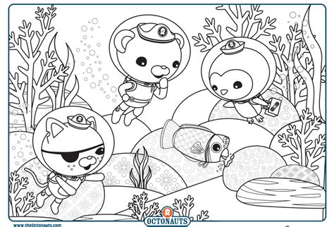 coloring pages octonauts