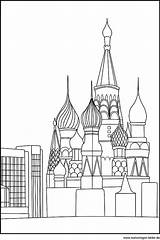 Moskau Ausmalbild Kathedrale Basilius Ausmalen Malvorlage Malvorlagen Kerk Ausmalbilder Ausdrucken Datei Landschaft sketch template