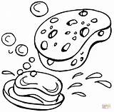 Soap Coloring Pages Bubbles Printable Clipart Color Drawing sketch template