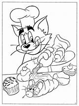 Tom Jerry Pages Coloring Bread Making Categories Kleurplaten Cartoon Gif sketch template