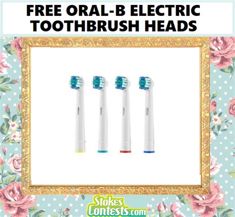Stokes Contests Freebie Free Oral B Electric Toothbrush Heads