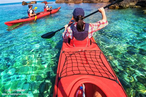 sea kayaking kayak greece travel guide dreamingreececom