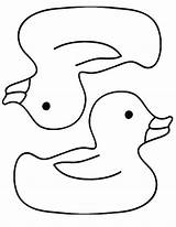 Kaczuszka Rubber Kolorowanki Ducks Gumowa Dzieci Ducky Rhyme Wydrukowania Colorir Coloringsky sketch template