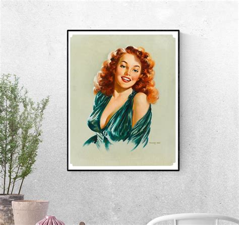 portraitpin up girl poster t female friend sexy pin up etsy