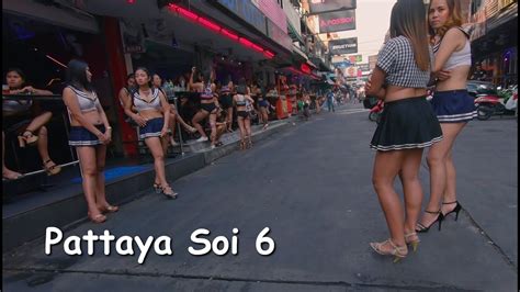 Sexy Thai Bar Girls At Soi 6 Pattaya Youtube