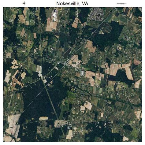 aerial photography map  nokesville va virginia